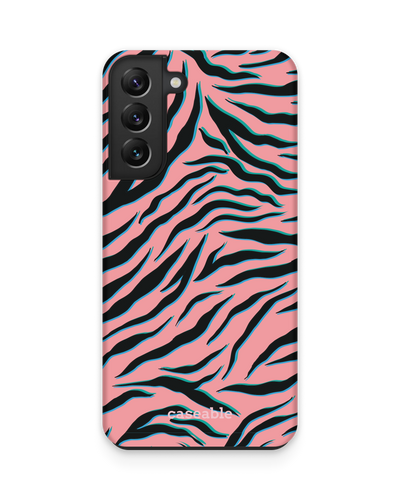 Pink Zebra Premium Handyhülle Samsung Galaxy S22 Plus 5G