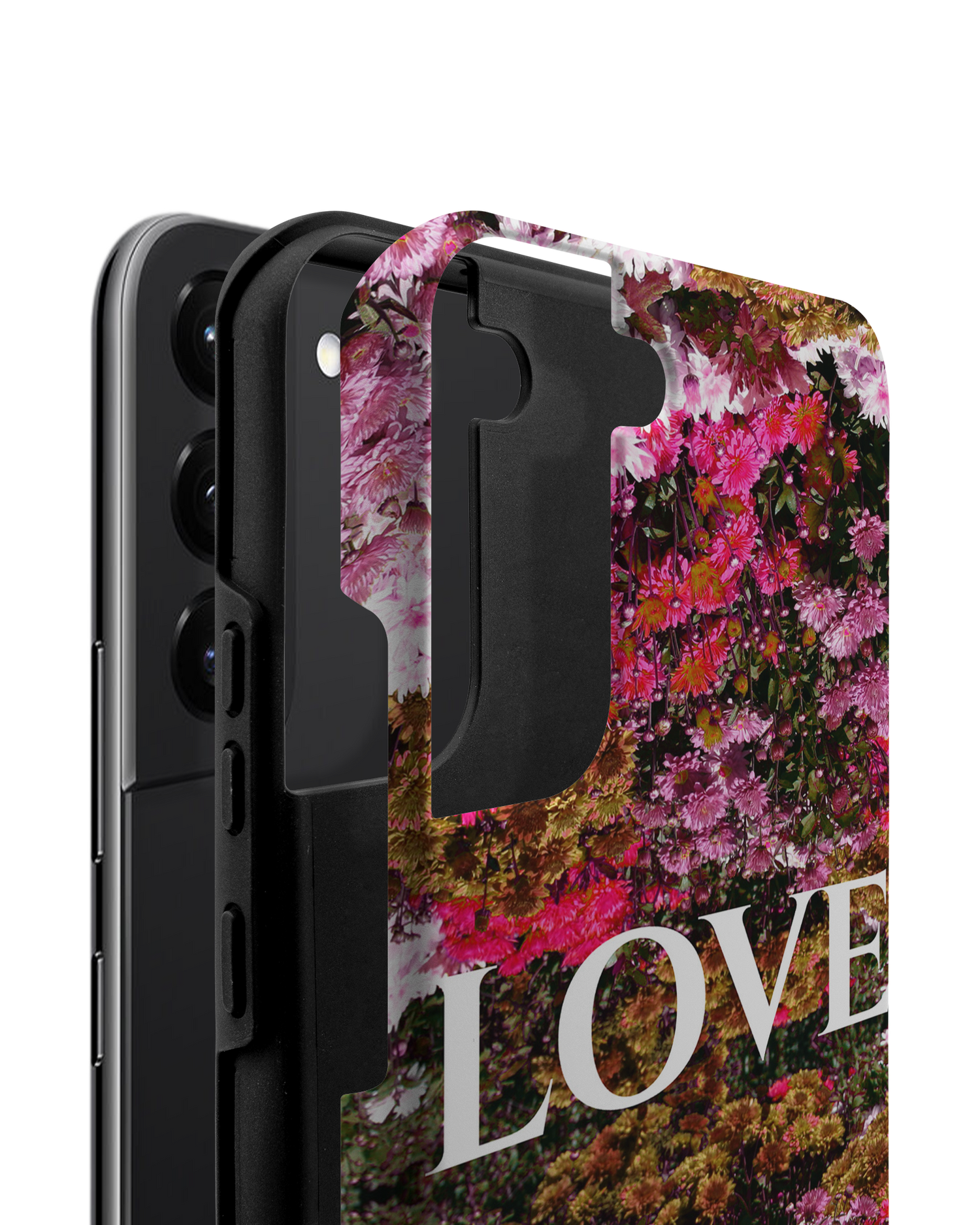Luxe Love Premium Handyhülle Samsung Galaxy S22 Plus 5G besteht aus 2 Teilen