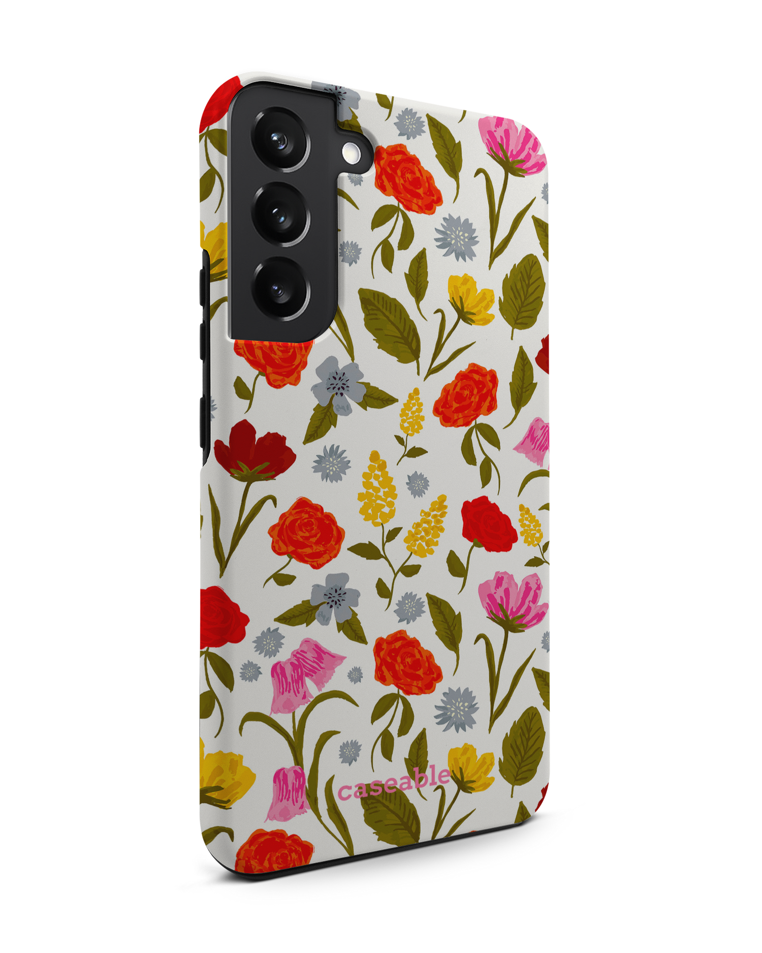 Botanical Beauties Premium Handyhülle Samsung Galaxy S22 Plus 5G: Seitenansicht links
