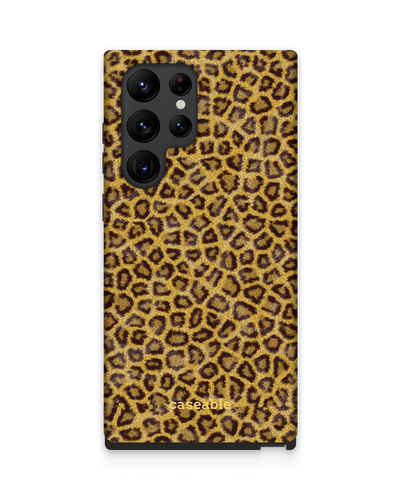 Leopard Skin Premium Handyhülle Samsung Galaxy S22 Ultra 5G