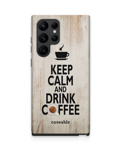 Drink Coffee Premium Handyhülle Samsung Galaxy S22 Ultra 5G
