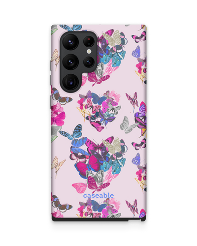 Butterfly Love Premium Handyhülle Samsung Galaxy S22 Ultra 5G