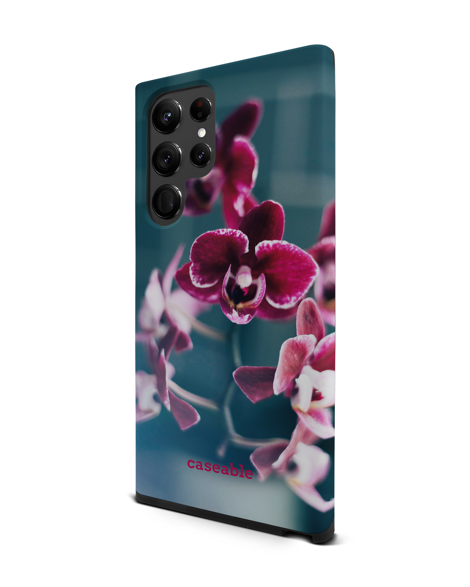 Orchid Premium Handyhülle Samsung Galaxy S22 Ultra 5G: Seitenansicht rechts