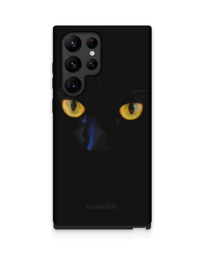 Black Cat Premium Handyhülle Samsung Galaxy S22 Ultra 5G