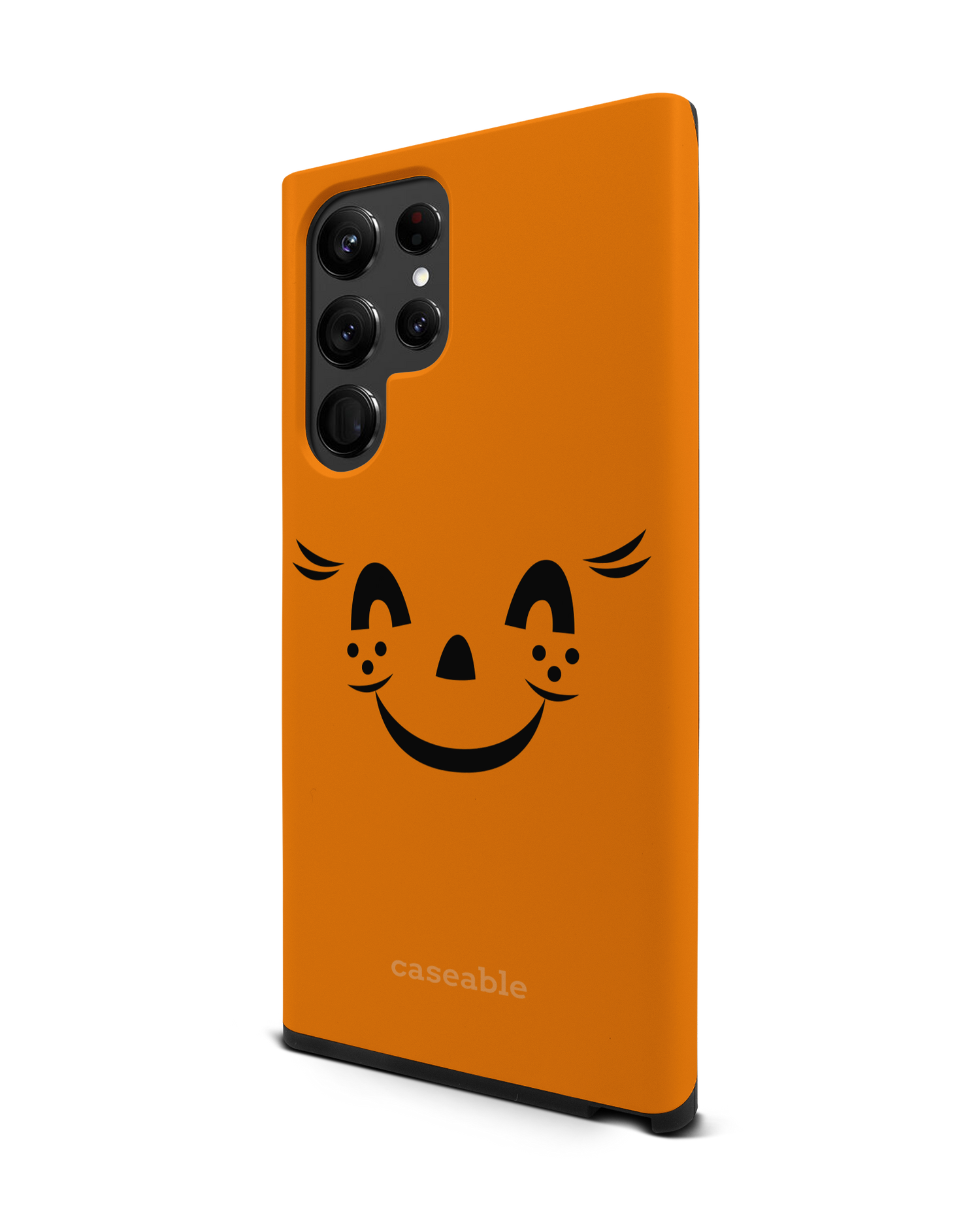 Pumpkin Smiles Premium Handyhülle Samsung Galaxy S22 Ultra 5G