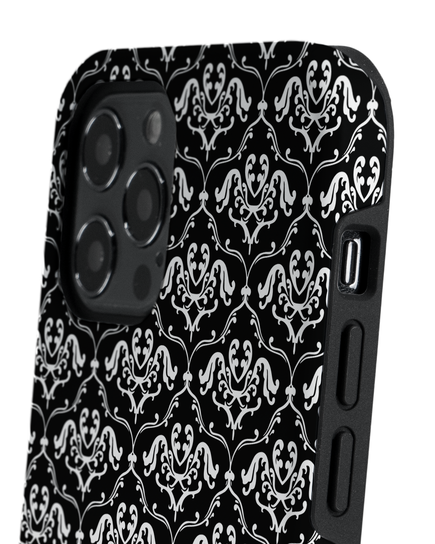 Black French Lillies Premium Handyhülle Apple iPhone 12 Pro Max: Detailansicht 2