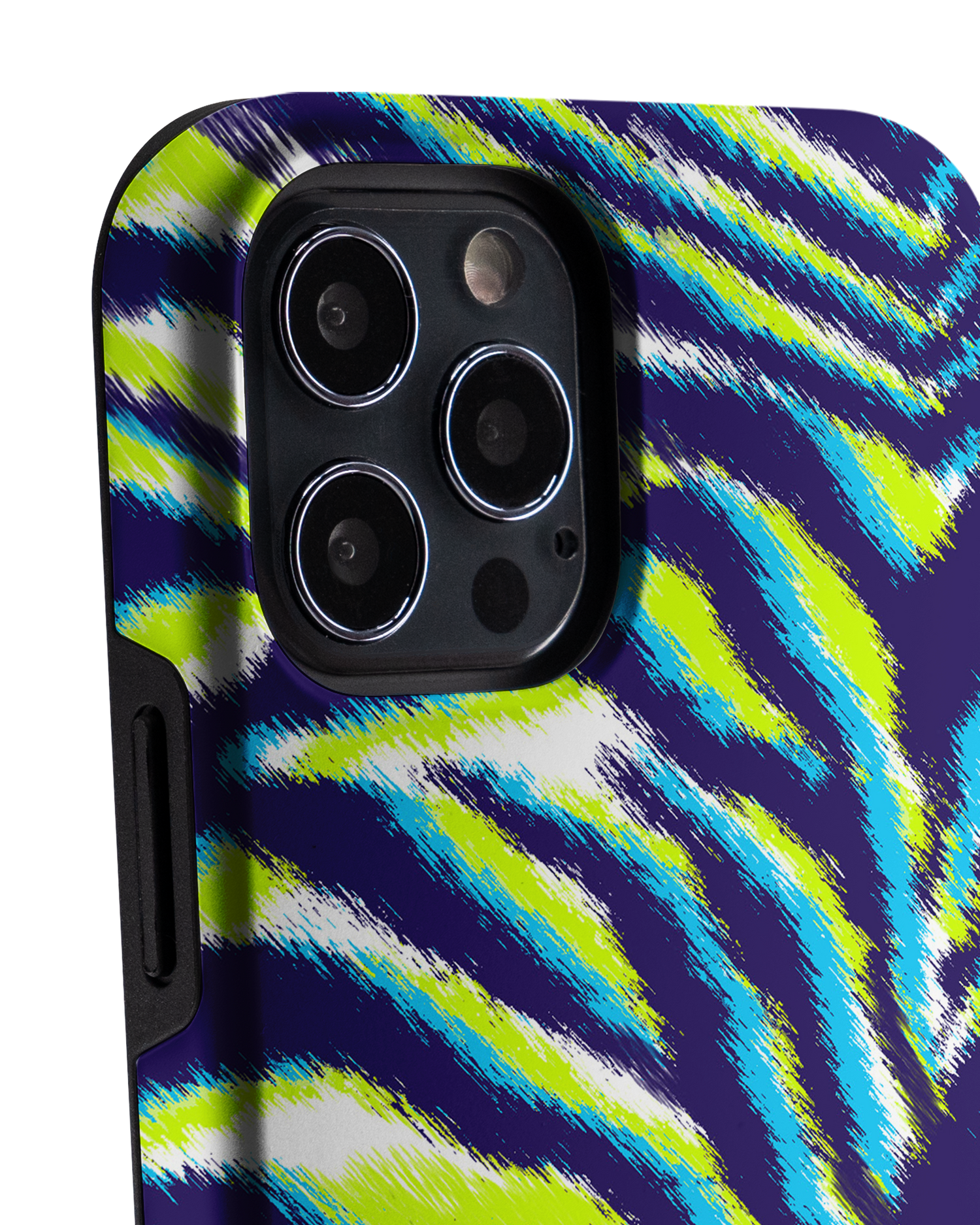 Neon Zebra Premium Handyhülle Apple iPhone 12 Pro Max: Detailansicht 1