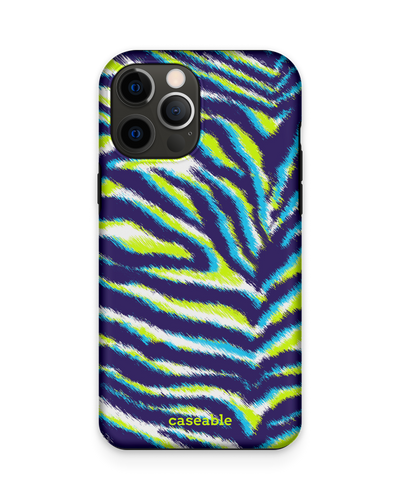 Neon Zebra Premium Handyhülle Apple iPhone 12 Pro Max