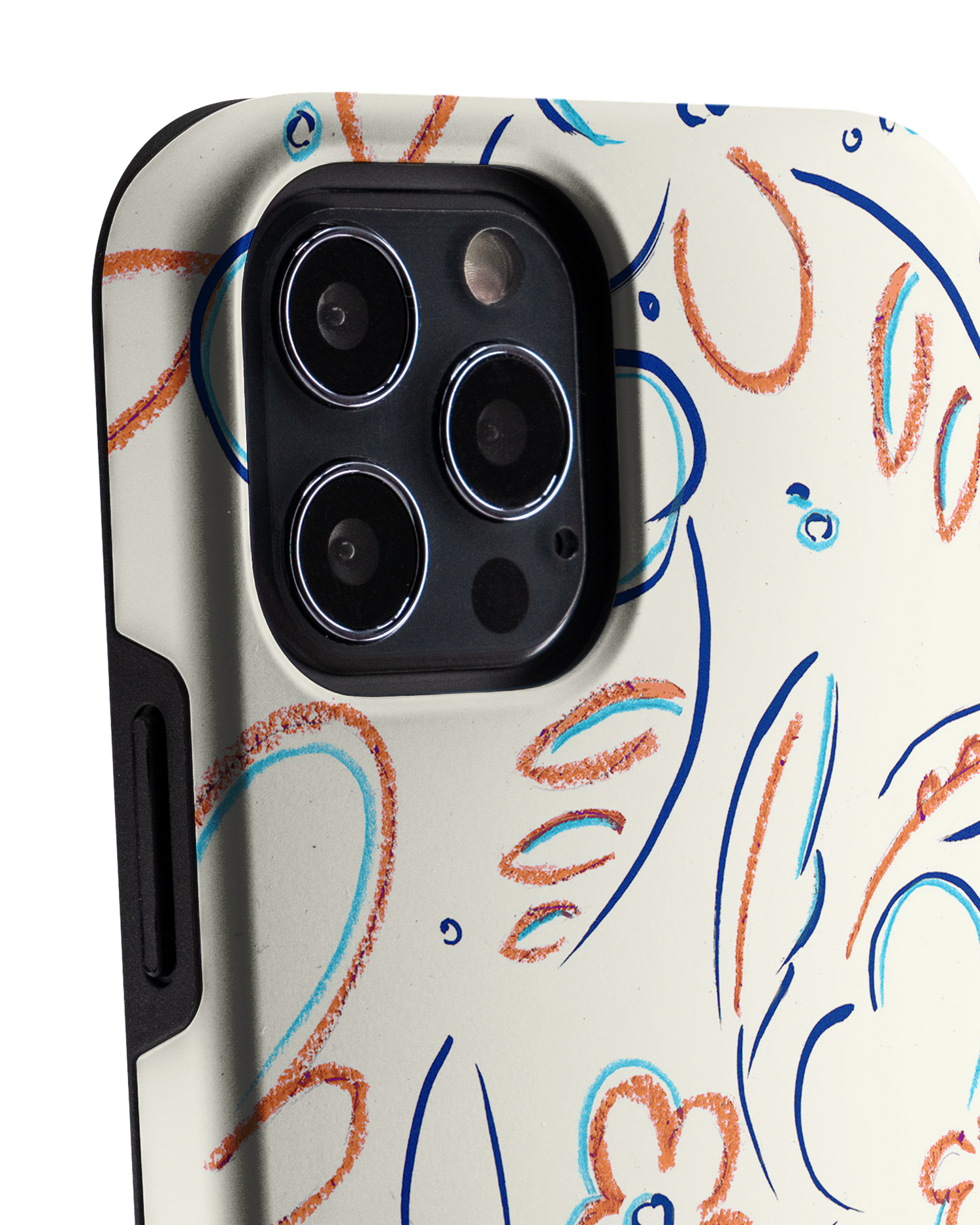 Bloom Doodles Premium Handyhülle Apple iPhone 12 Pro Max: Detailansicht 1