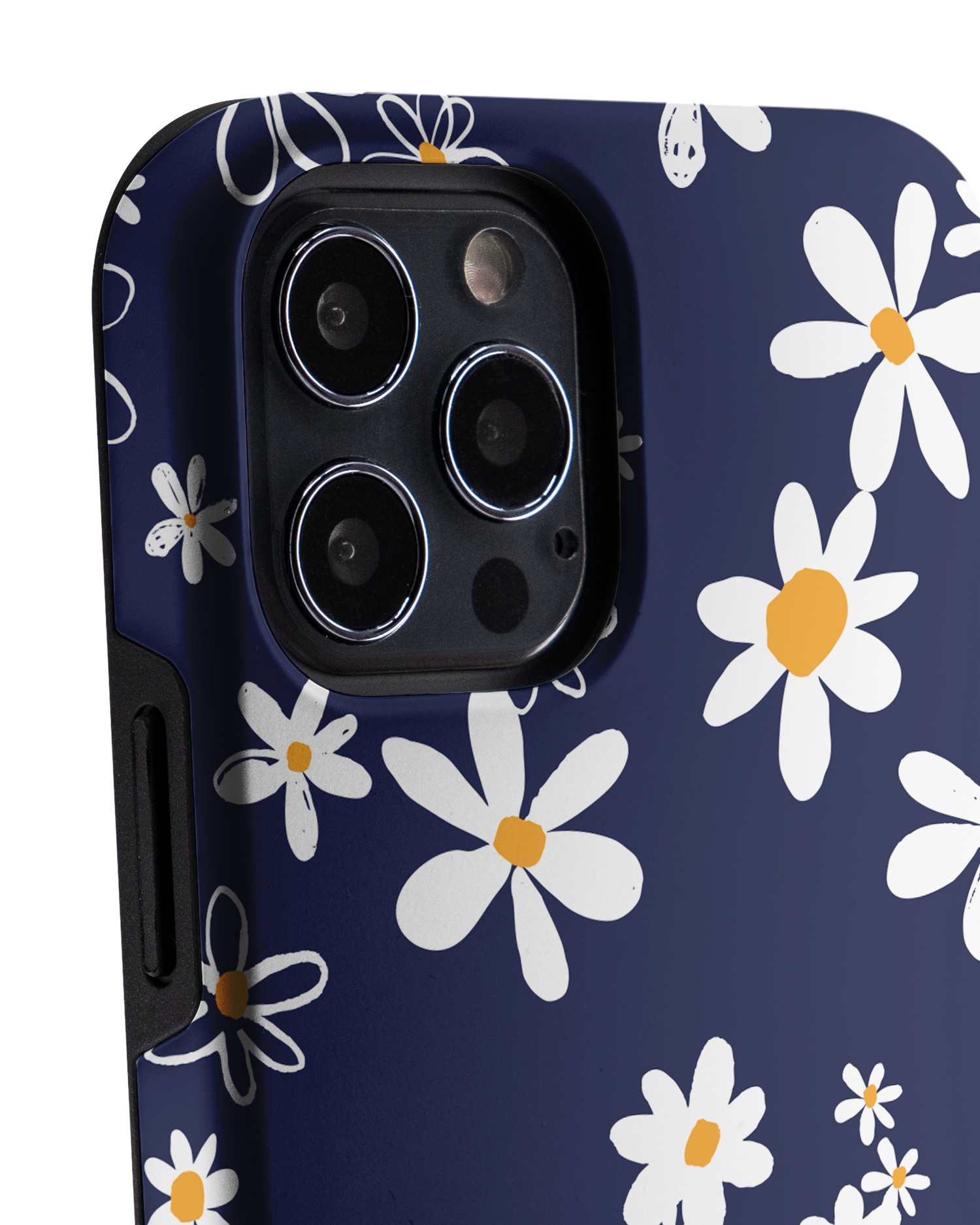 Navy Daisies Premium Handyhülle Apple iPhone 12 Pro Max: Detailansicht 1