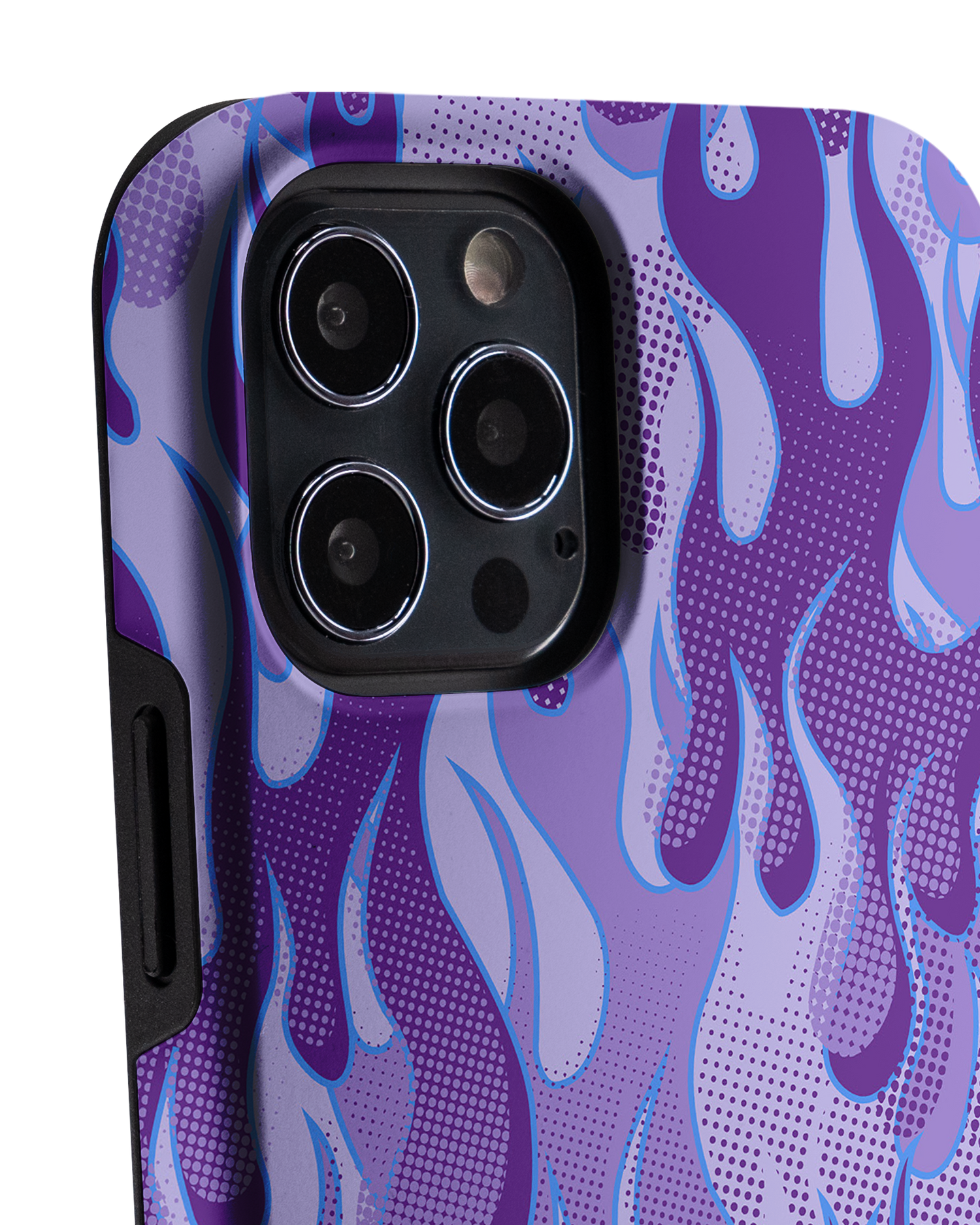 Purple Flames Premium Handyhülle Apple iPhone 12 Pro Max
