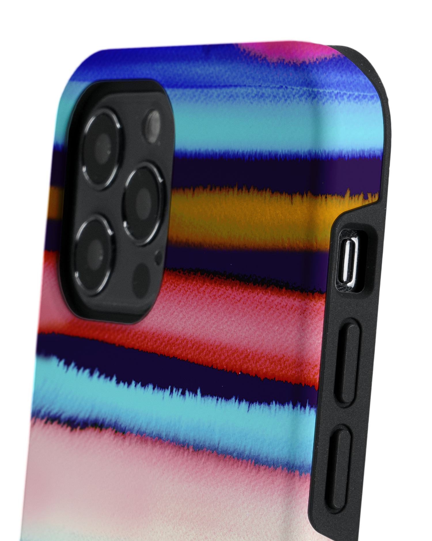 Watercolor Stripes Premium Handyhülle Apple iPhone 12 Pro Max