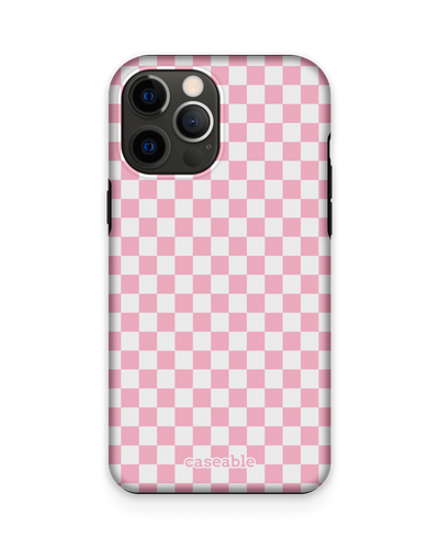 Pink Checkerboard Premium Handyhülle Apple iPhone 12 Pro Max