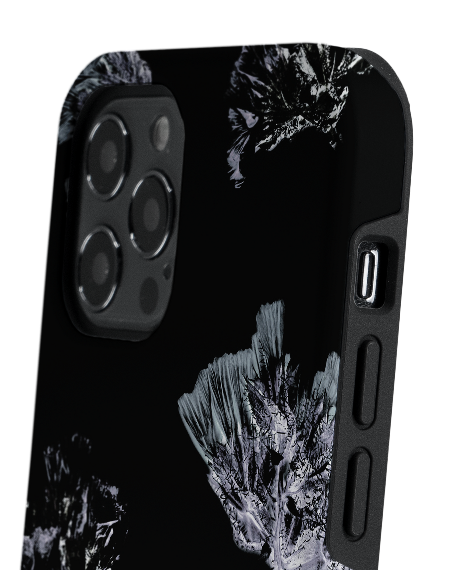 Silver Petals Premium Handyhülle Apple iPhone 12 Pro Max