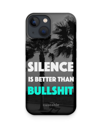 Silence is Better Premium Handyhülle Apple iPhone 13 mini