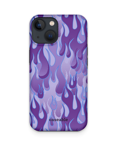Purple Flames Premium Handyhülle Apple iPhone 13 mini