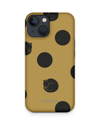 Polka Cats Premium Handyhülle Apple iPhone 13 mini