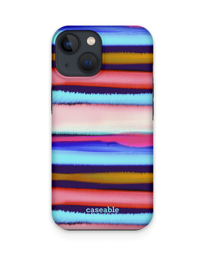 Watercolor Stripes Premium Handyhülle Apple iPhone 13 mini