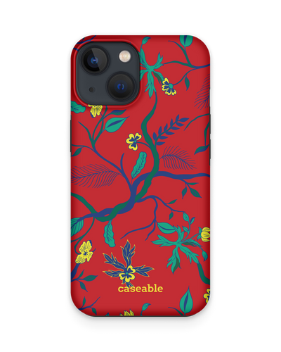 Ultra Red Floral Premium Handyhülle Apple iPhone 13 mini