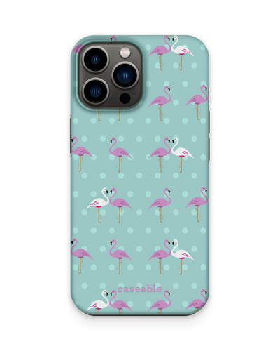 Two Flamingos Premium Handyhülle Apple iPhone 13 Pro Max