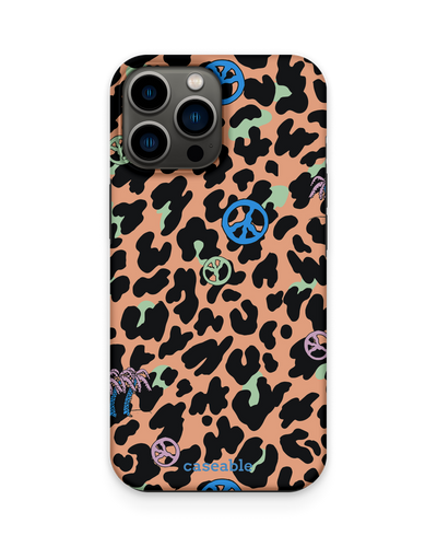 Leopard Peace Palms Premium Handyhülle Apple iPhone 13 Pro Max