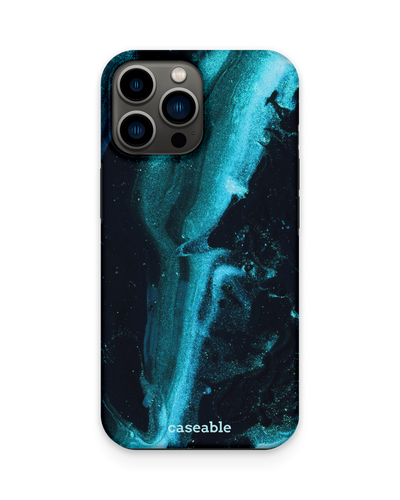 Deep Turquoise Sparkle Premium Handyhülle Apple iPhone 13 Pro Max