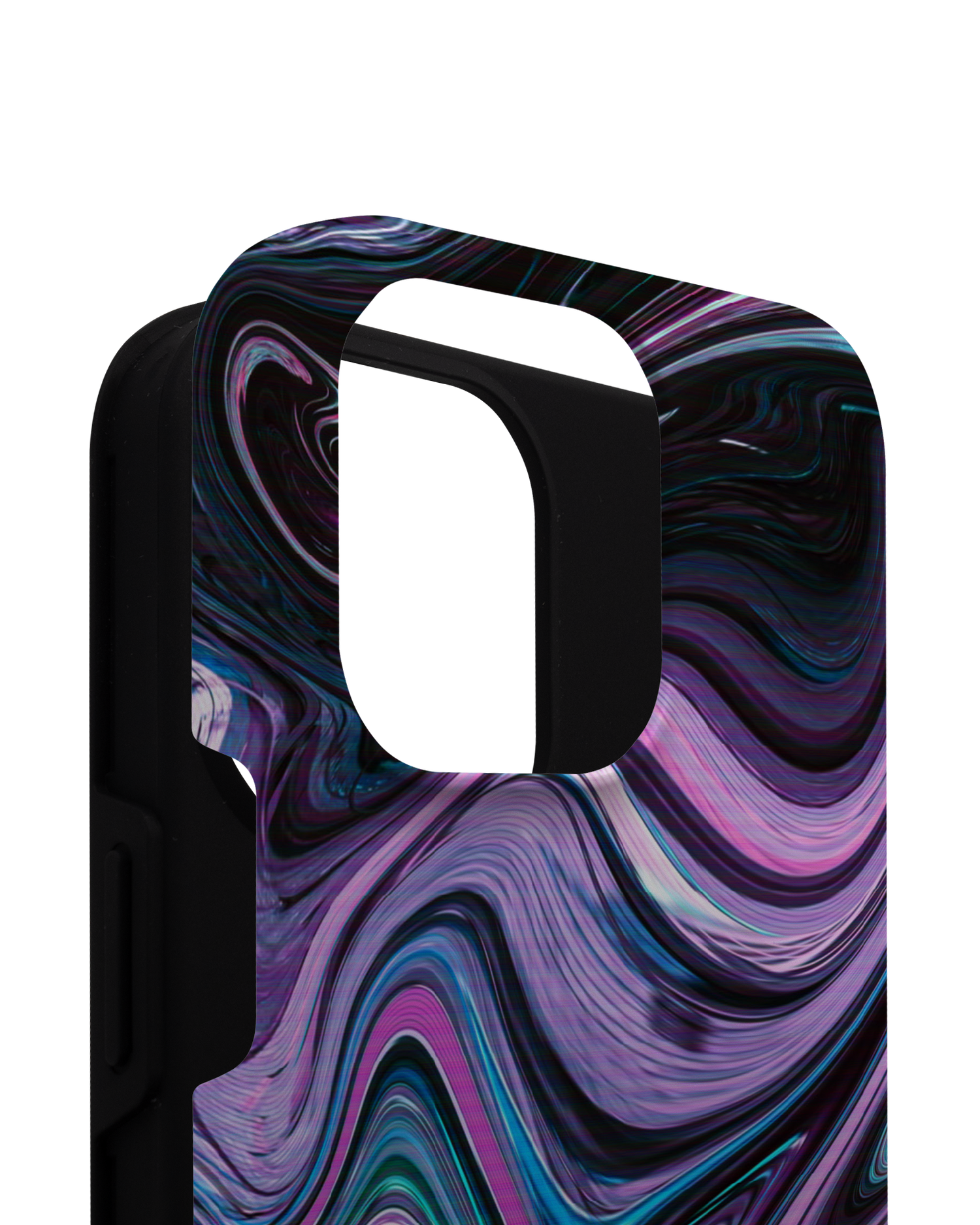 Digital Swirl Premium Handyhülle für Apple iPhone 14 Pro Max besteht aus 2 Teilen