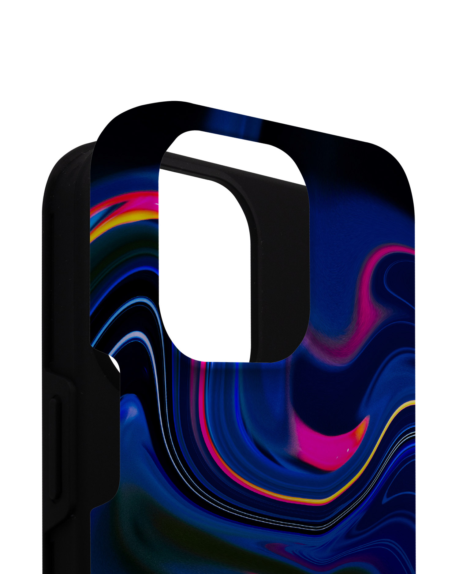 Space Swirl Premium Handyhülle für Apple iPhone 14 Pro Max besteht aus 2 Teilen