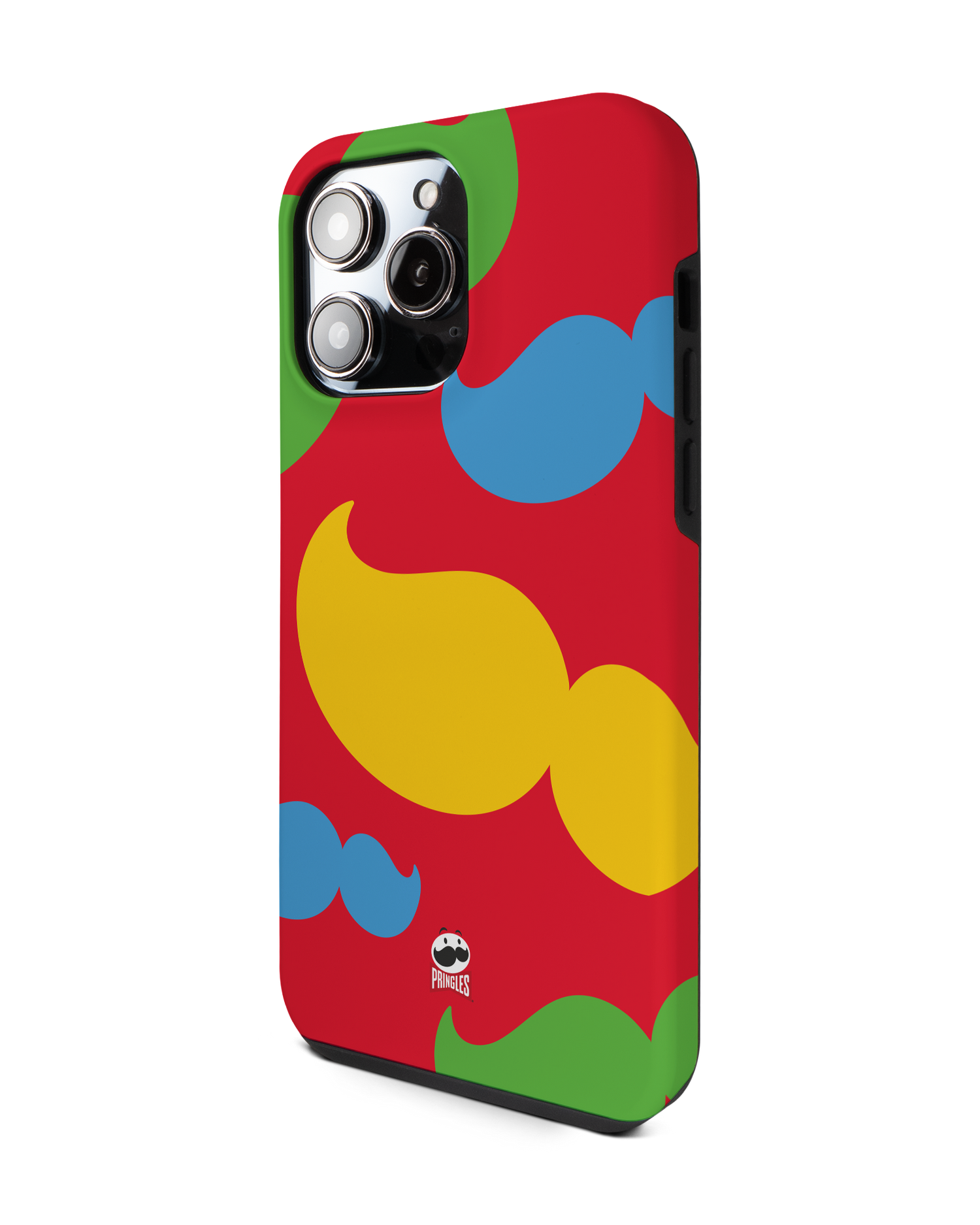 Pringles Moustache Premium Handyhülle für Apple iPhone 14 Pro Max: Seitenansicht rechts