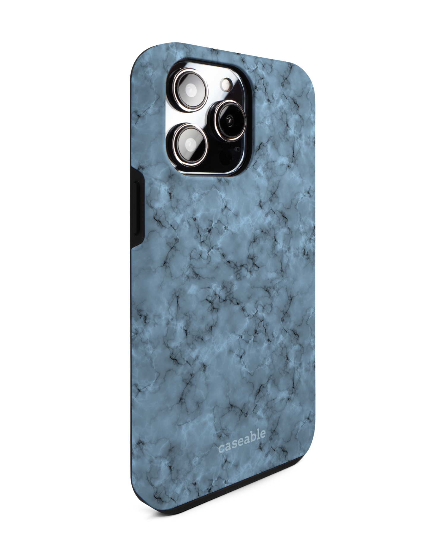 Blue Marble Premium Handyhülle für Apple iPhone 14 Pro Max: Seitenansicht links