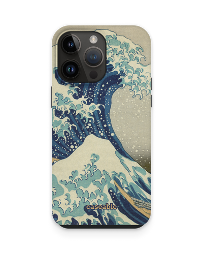 Great Wave Off Kanagawa By Hokusai Premium Handyhülle für Apple iPhone 14 Pro Max