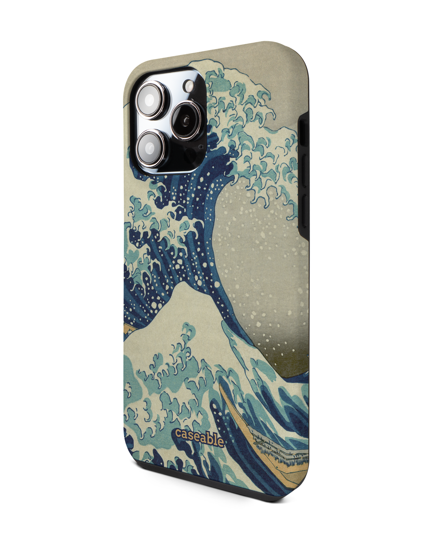 Great Wave Off Kanagawa By Hokusai Premium Handyhülle für Apple iPhone 14 Pro Max: Seitenansicht rechts
