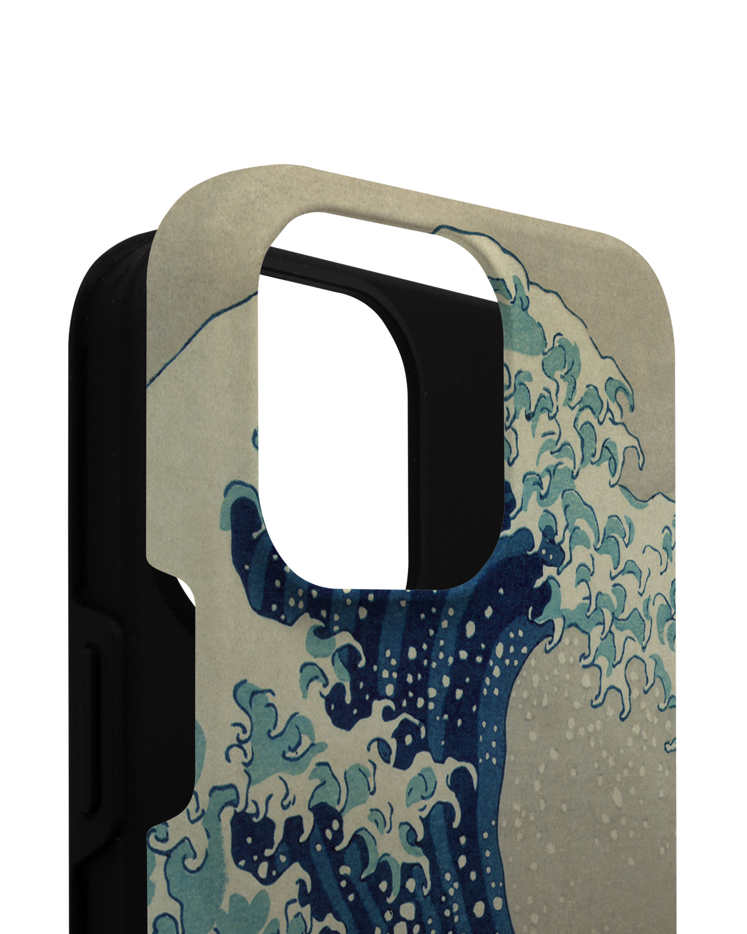 Great Wave Off Kanagawa By Hokusai Premium Handyhülle für Apple iPhone 14 Pro Max besteht aus 2 Teilen