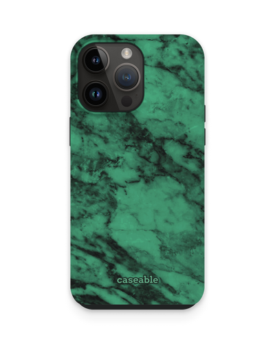 Green Marble Premium Handyhülle für Apple iPhone 14 Pro Max