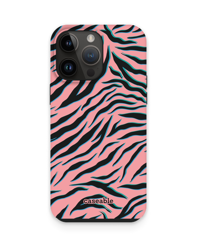 Pink Zebra Premium Handyhülle für Apple iPhone 14 Pro Max