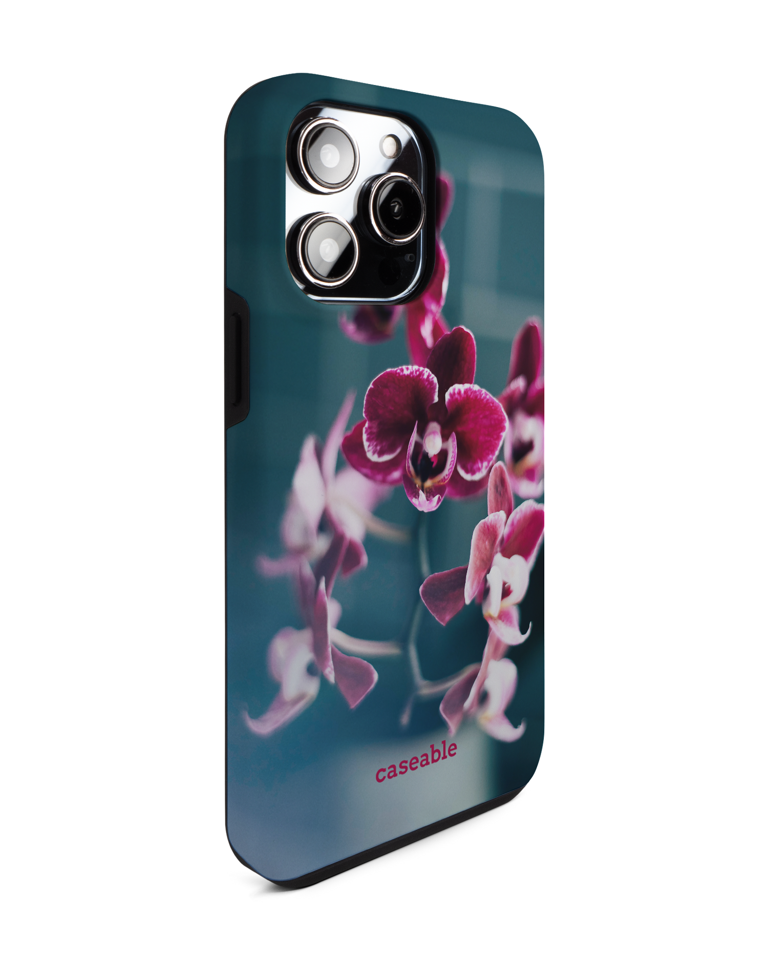 Orchid Premium Handyhülle für Apple iPhone 14 Pro Max: Seitenansicht links