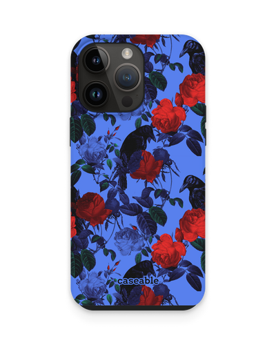 Roses And Ravens Premium Handyhülle für Apple iPhone 15 Pro Max