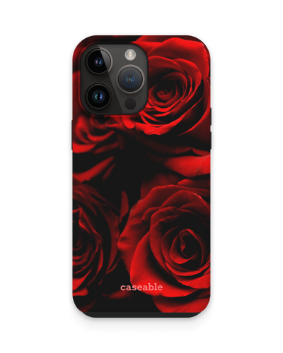 Red Roses Premium Handyhülle für Apple iPhone 15 Pro Max