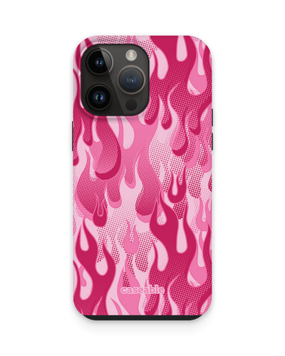 Pink Flames Premium Handyhülle für Apple iPhone 14 Pro Max
