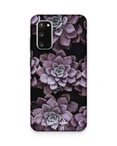 Purple Succulents Premium Handyhülle Samsung Galaxy S20