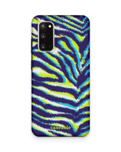 Neon Zebra Premium Handyhülle Samsung Galaxy S20