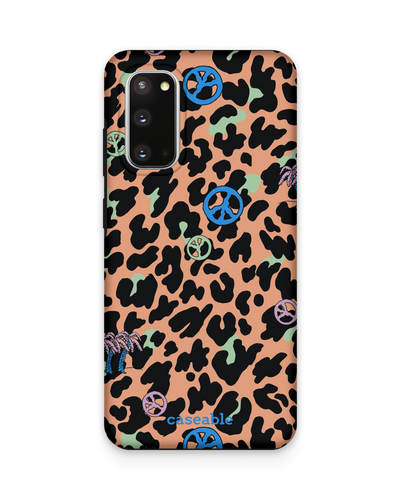 Leopard Peace Palms Premium Handyhülle Samsung Galaxy S20