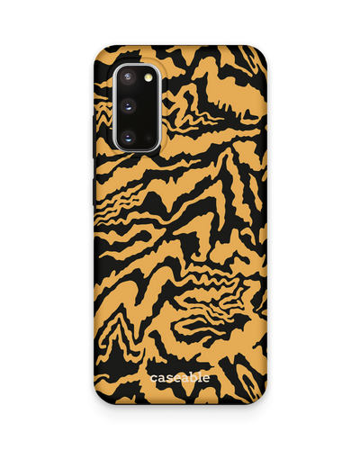 Warped Tiger Stripes Premium Handyhülle Samsung Galaxy S20