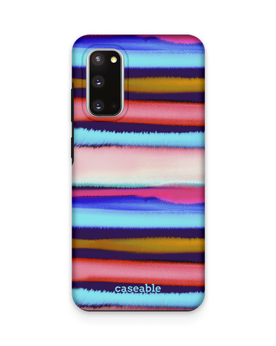Watercolor Stripes Premium Handyhülle Samsung Galaxy S20