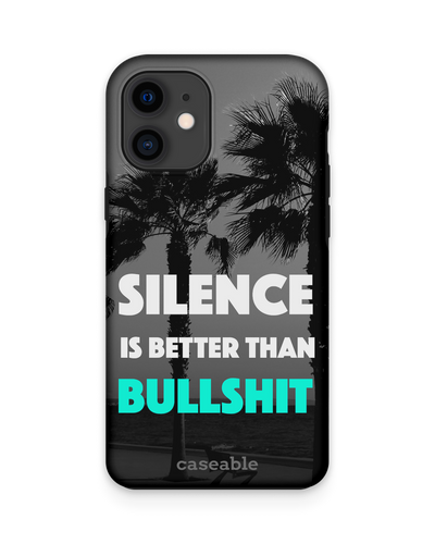 Silence is Better Premium Handyhülle Apple iPhone 12 mini