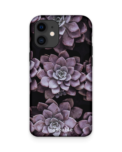 Purple Succulents Premium Handyhülle Apple iPhone 12 mini