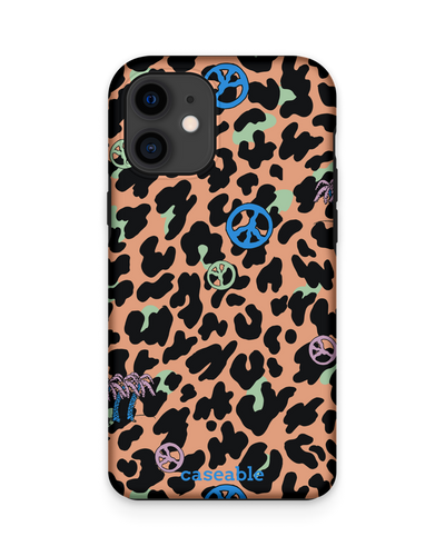Leopard Peace Palms Premium Handyhülle Apple iPhone 12 mini