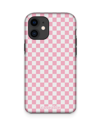 Pink Checkerboard Premium Handyhülle Apple iPhone 12 mini