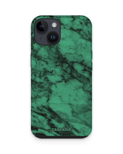 Green Marble Premium Handyhülle für Apple iPhone 14