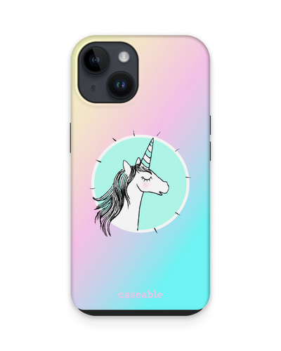 Happiness Unicorn Premium Handyhülle für Apple iPhone 15